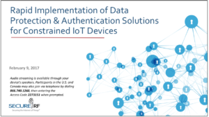 SecureRF webinar title slide